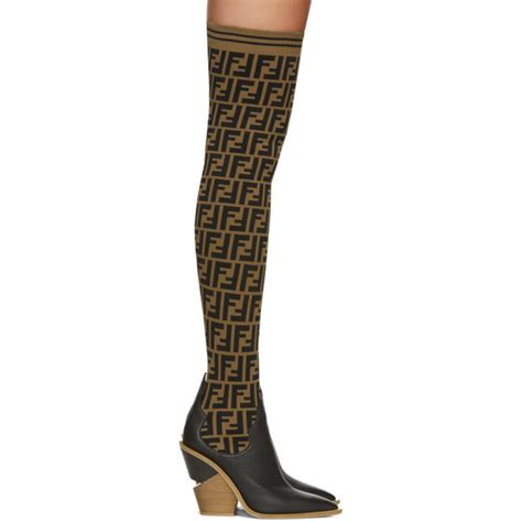 fendi knee sock boot 39